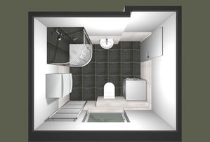 3+kk 69m2 - koupelna 1