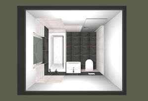 4+kk 80m2 - koupelna