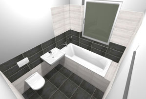 4+kk 80m2 - koupelna